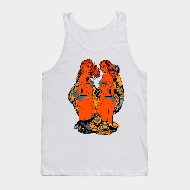 Orangrey Gemini Beauty Tank Top by kenallouis